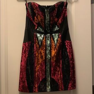 2B Sequin Party Mini Dress